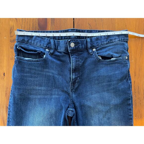 Banana Republic Mens Jeans 32x32 Slim Fit Blue Denim Dark Wash Fall '20 - Picture 6 of 8